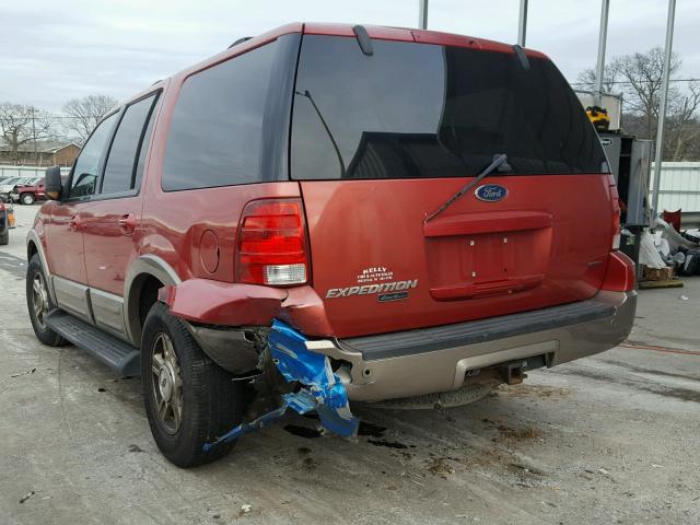 1FMFU18L03LB06420 - 2003 FORD EXPEDITION RED photo 9