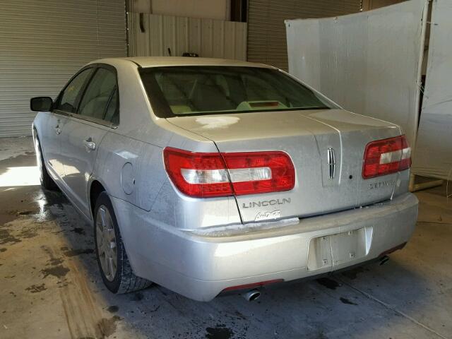 3LNHM26186R637662 - 2006 LINCOLN ZEPHYR SILVER photo 3