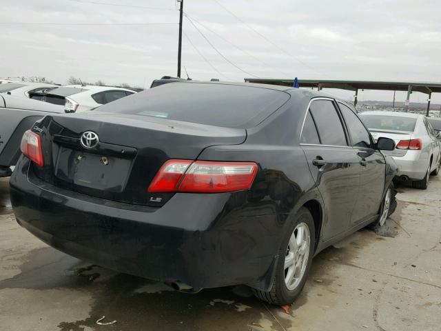 4T1BE46K67U644398 - 2007 TOYOTA CAMRY NEW BLACK photo 4