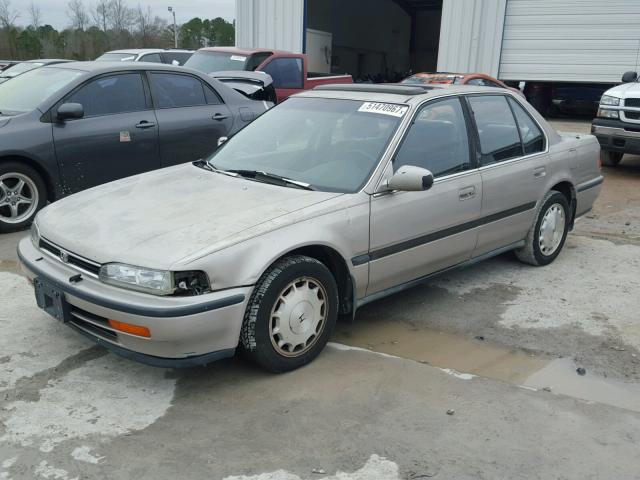 1HGCB7579NA217667 - 1992 HONDA ACCORD EX BEIGE photo 2