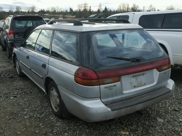 4S3BK4352W6312232 - 1998 SUBARU LEGACY L SILVER photo 3