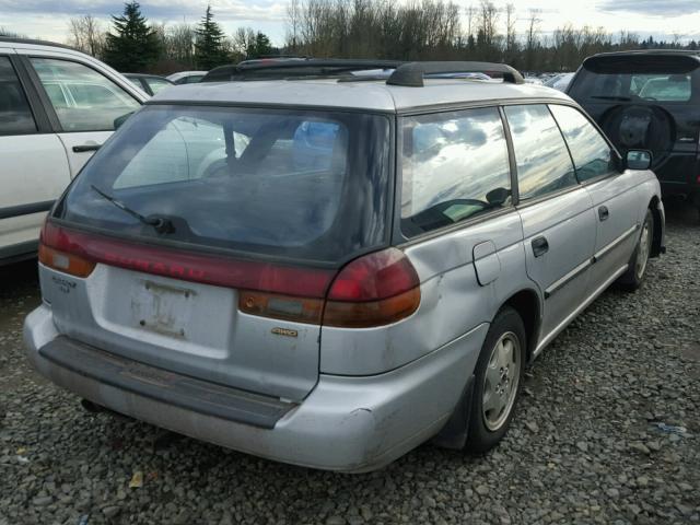 4S3BK4352W6312232 - 1998 SUBARU LEGACY L SILVER photo 4