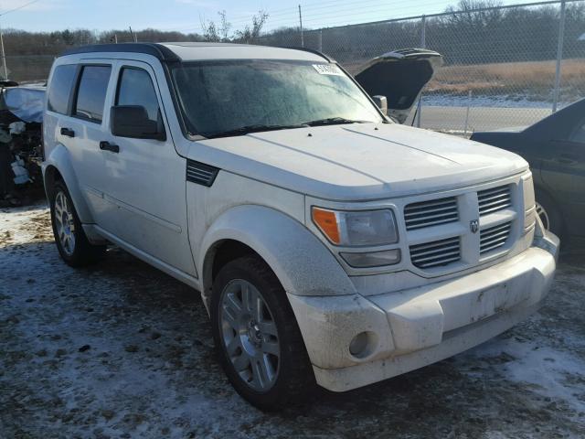 1D8GU58637W607267 - 2007 DODGE NITRO R/T WHITE photo 1