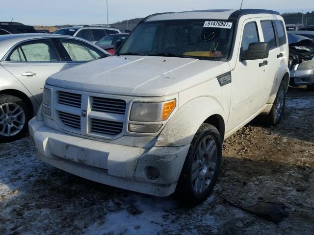 1D8GU58637W607267 - 2007 DODGE NITRO R/T WHITE photo 2