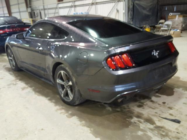 1FA6P8AM3G5243939 - 2016 FORD MUSTANG GRAY photo 3