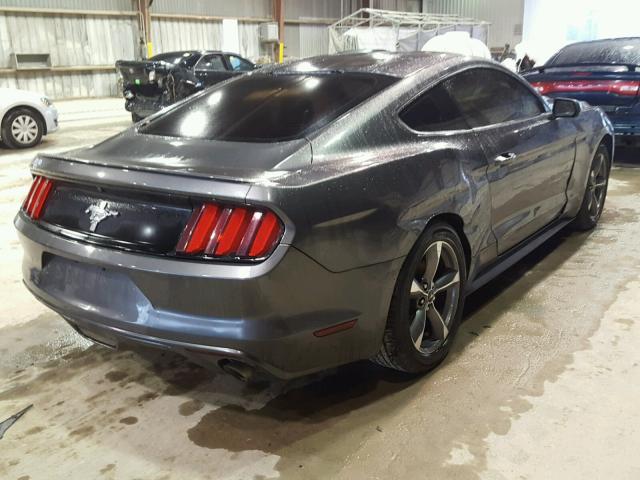 1FA6P8AM3G5243939 - 2016 FORD MUSTANG GRAY photo 4