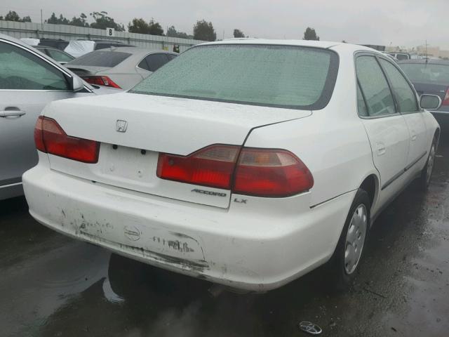 1HGCG5642WA209969 - 1998 HONDA ACCORD LX WHITE photo 4