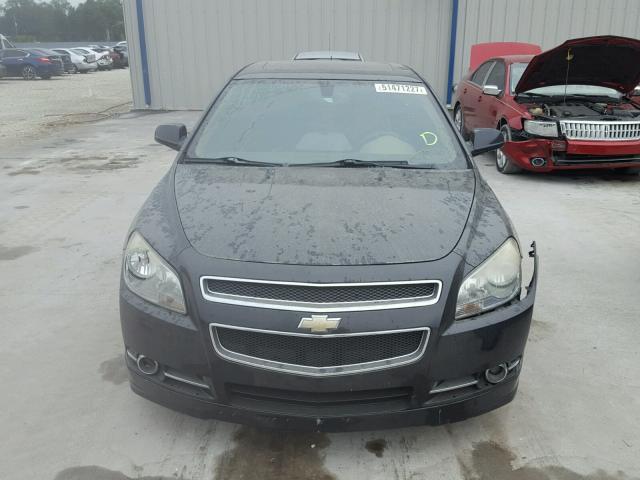 1G1ZK57708F257968 - 2008 CHEVROLET MALIBU LTZ BLACK photo 10