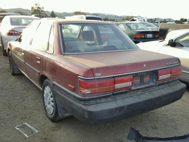 JT2SV21E5L0348941 - 1990 TOYOTA CAMRY DLX 勃艮第红 照片 3