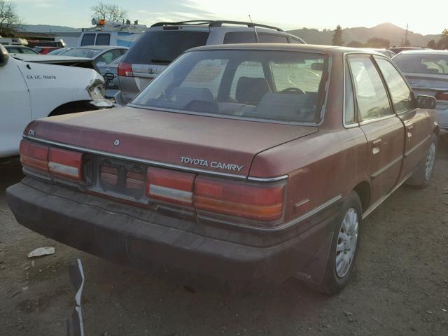 JT2SV21E5L0348941 - 1990 TOYOTA CAMRY DLX 勃艮第红 照片 4