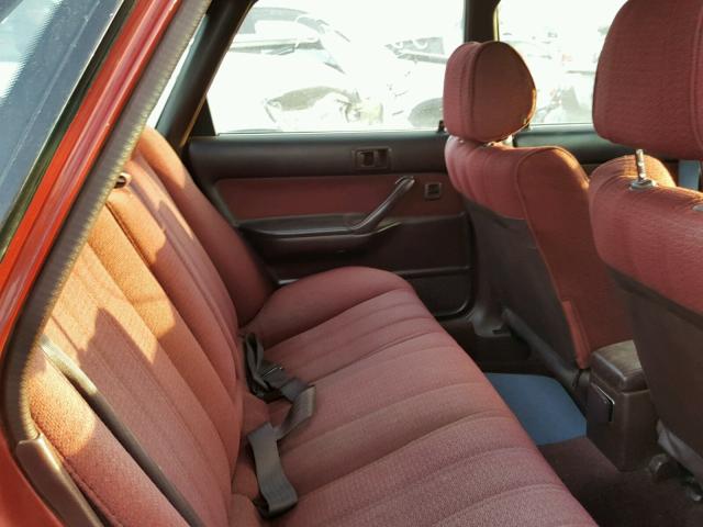 JT2SV21E5L0348941 - 1990 TOYOTA CAMRY DLX BURGUNDY photo 6