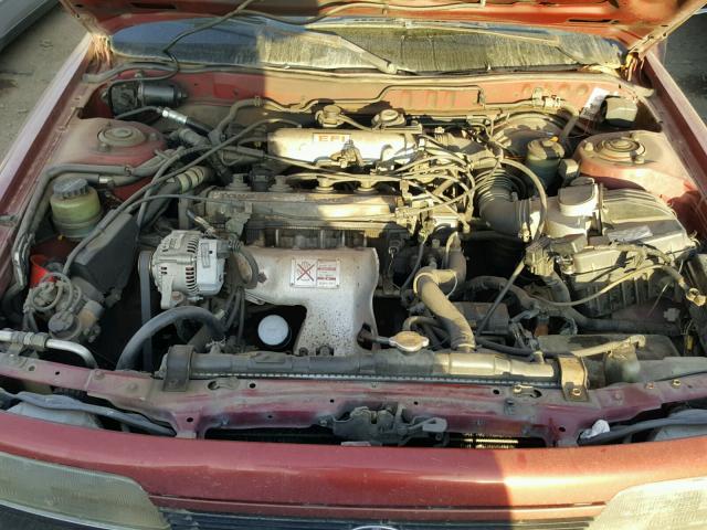 JT2SV21E5L0348941 - 1990 TOYOTA CAMRY DLX 勃艮第红 照片 7