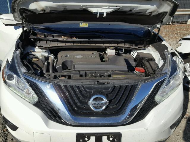 5N1AZ2MH0FN250092 - 2015 NISSAN MURANO S WHITE photo 7