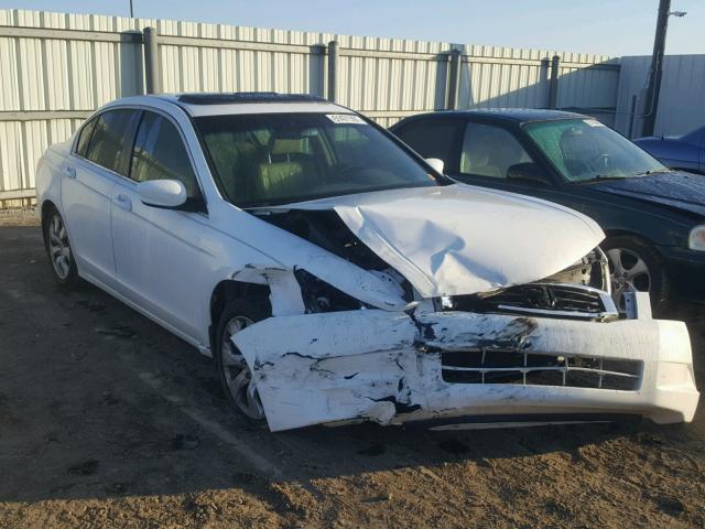 1HGCP26829A033270 - 2009 HONDA ACCORD EXL WHITE photo 1