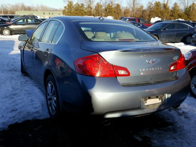 JNKBV61E98M216438 - 2008 INFINITI G35 GRAY photo 3