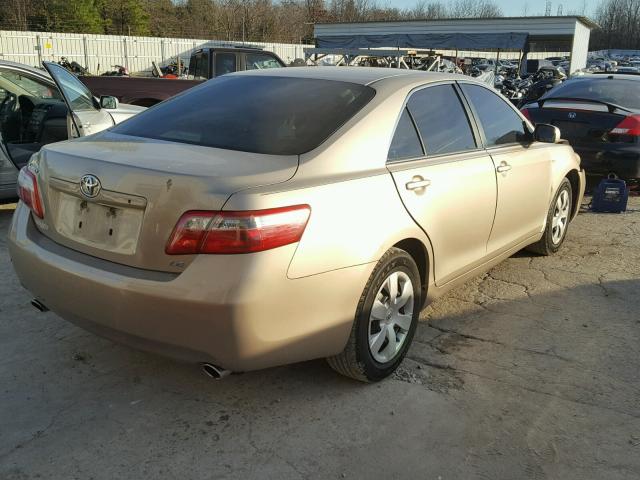 4T1BK46K78U060795 - 2008 TOYOTA CAMRY LE BEIGE photo 4