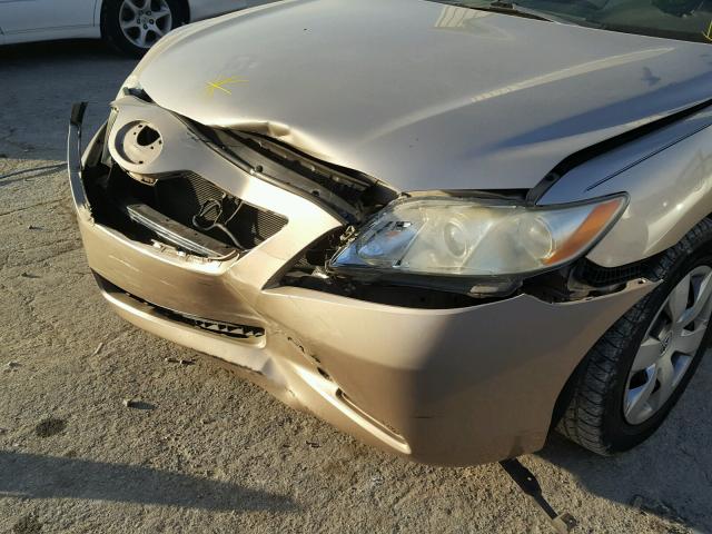 4T1BK46K78U060795 - 2008 TOYOTA CAMRY LE BEIGE photo 9