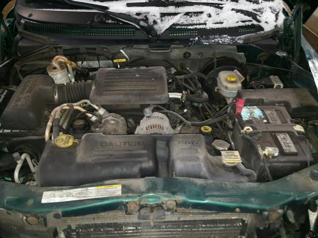 1D7HG48N23S370225 - 2003 DODGE DAKOTA QUA GREEN photo 7