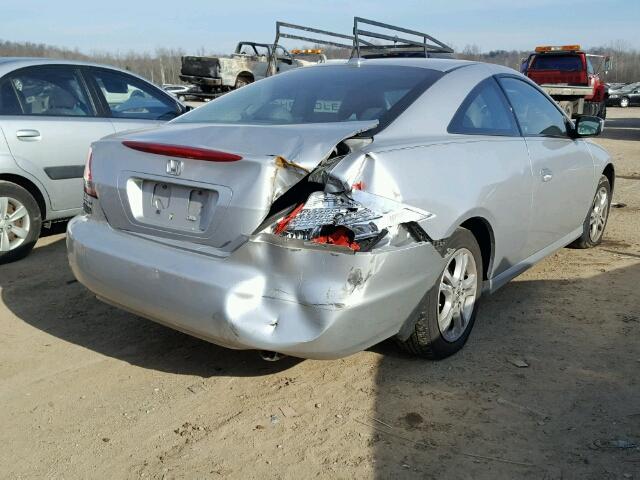 1HGCM72656A002875 - 2006 HONDA ACCORD EX SILVER photo 4