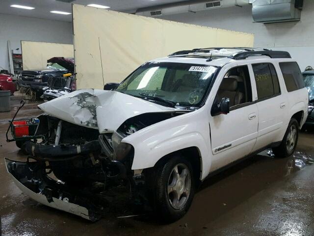 1GNET16S946229332 - 2004 CHEVROLET TRAILBLAZE WHITE photo 2