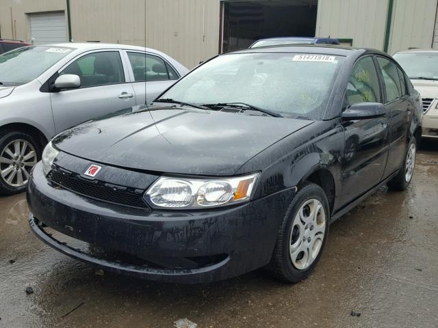 1G8AJ52F94Z225562 - 2004 SATURN ION LEVEL BLACK photo 2