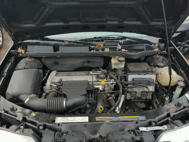 1G8AJ52F94Z225562 - 2004 SATURN ION LEVEL BLACK photo 7
