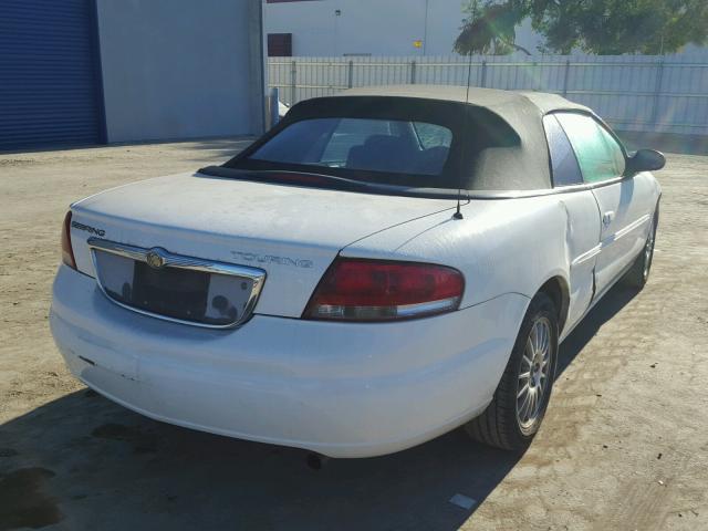 1C3EL55R56N258886 - 2006 CHRYSLER SEBRING TO WHITE photo 4