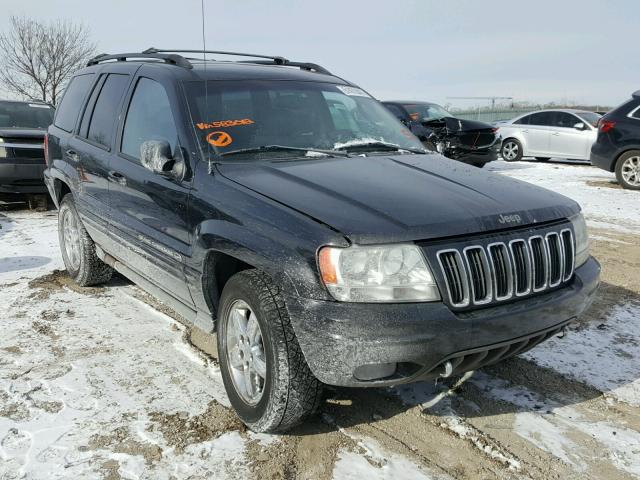 1J8GW68J33C583012 - 2003 JEEP GRAND CHER BLACK photo 1