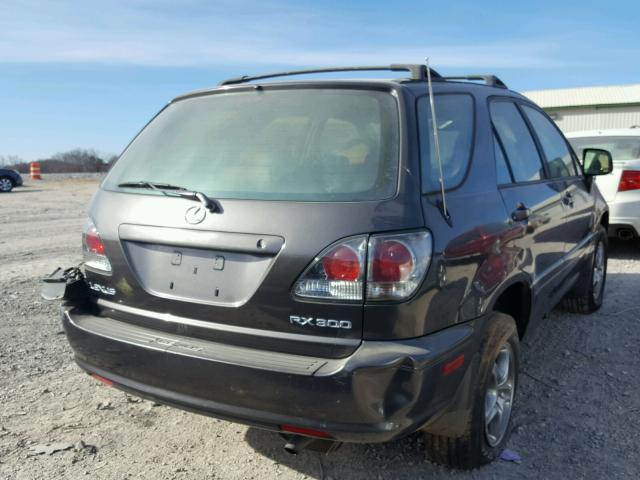 JTJGF10U520140177 - 2002 LEXUS RX 300 GRAY photo 4