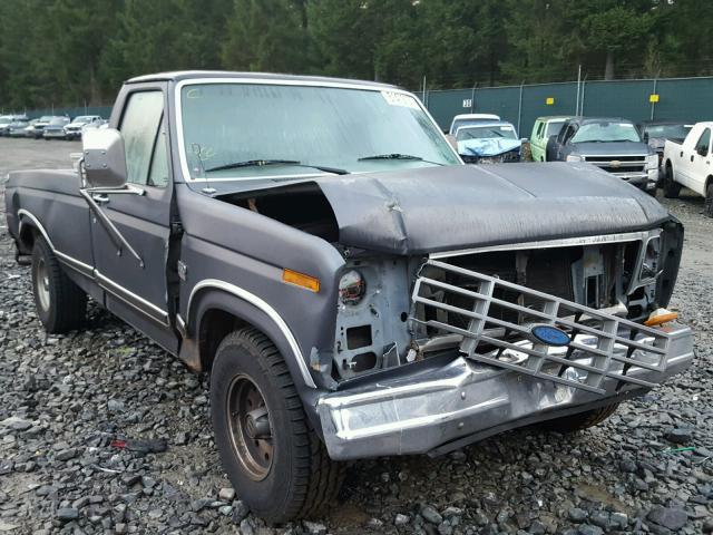 2FTEF15N2GCB52699 - 1986 FORD F150 GRAY photo 1