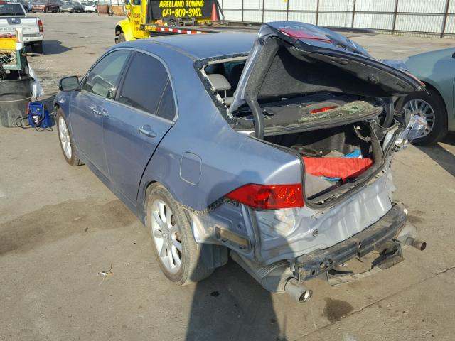 JH4CL96886C021190 - 2006 ACURA TSX BLUE photo 3