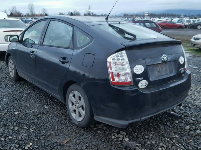 JTDKB20U563164501 - 2006 TOYOTA PRIUS BLACK photo 3