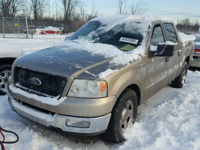 1FTPW12555FA34323 - 2005 FORD F150 SUPER TAN photo 2