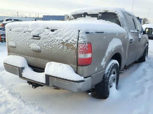 1FTPW12555FA34323 - 2005 FORD F150 SUPER TAN photo 4