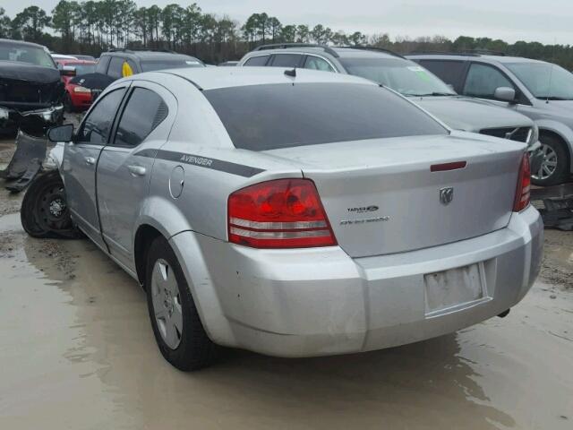 1B3LC46K18N187639 - 2008 DODGE AVENGER SE SILVER photo 3