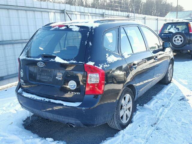 KNAFG526X77069698 - 2007 KIA RONDO LX BLACK photo 4