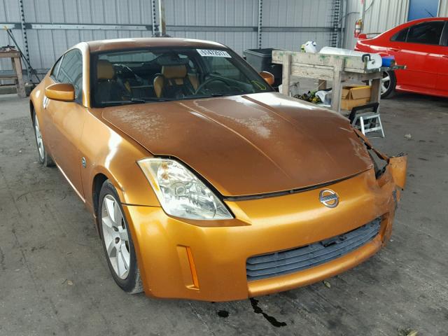 JN1AZ34D03T105670 - 2003 NISSAN 350Z COUPE ORANGE photo 1