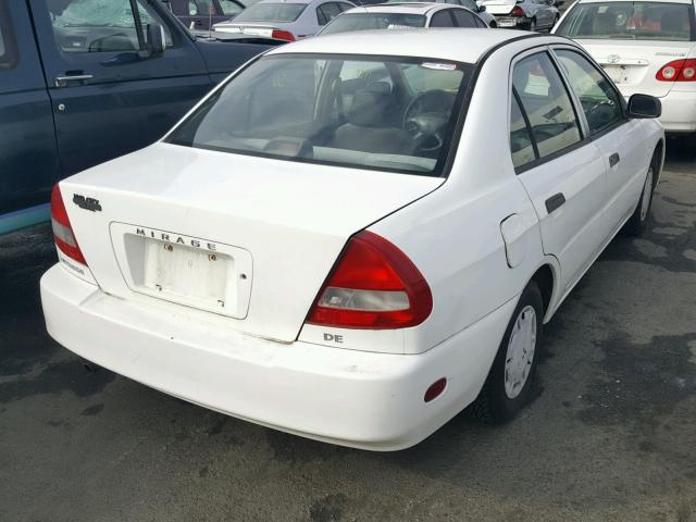 JA3AY26A1VU030891 - 1997 MITSUBISHI MIRAGE DE WHITE photo 4