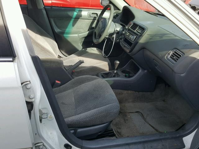 2HGEJ8540XH550268 - 1999 HONDA CIVIC EX 白色 照片 5