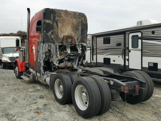 1FUJAPCK95DU84833 - 2005 FREIGHTLINER CONVENTION RED photo 3