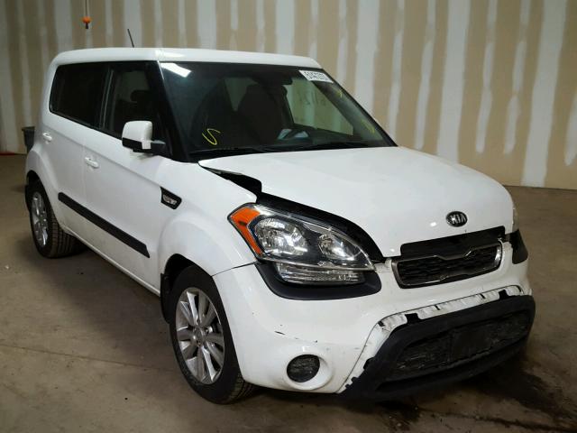 KNDJT2A57D7767391 - 2013 KIA SOUL WHITE photo 1