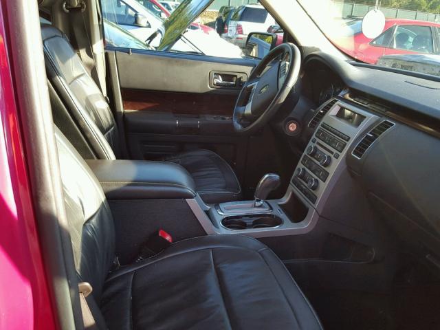 2FMDK52C59BA15360 - 2009 FORD FLEX SEL მუქწითელი ფოტო 5