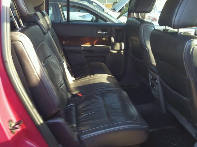 2FMDK52C59BA15360 - 2009 FORD FLEX SEL მუქწითელი ფოტო 6