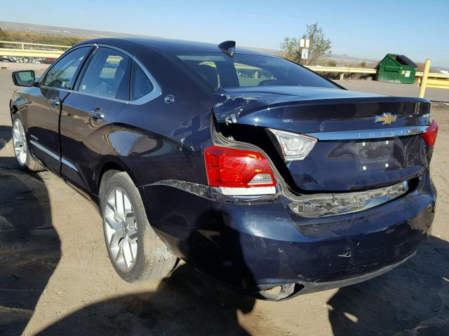 2G1125S35J9117527 - 2018 CHEVROLET IMPALA PRE BLUE photo 3