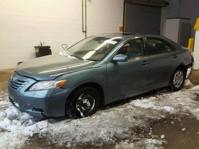 4T4BE46K78R042262 - 2008 TOYOTA CAMRY CE TEAL photo 2