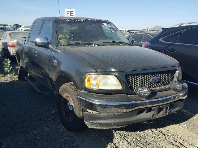 1FTRW07602KC66156 - 2002 FORD F150 SUPER GREEN photo 1