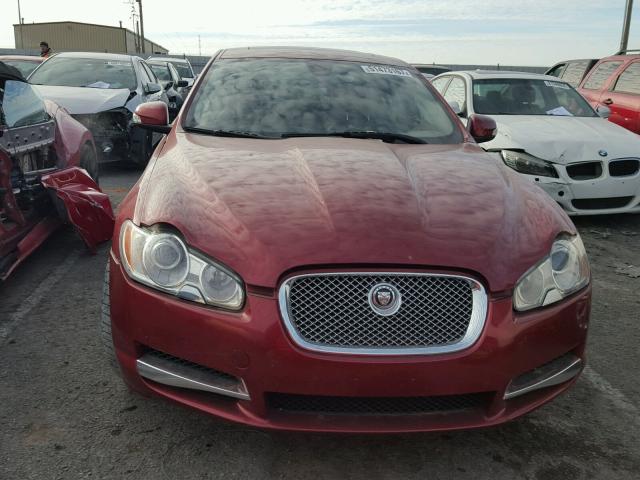 SAJWA07C291R28179 - 2009 JAGUAR XF SUPERCH RED photo 9