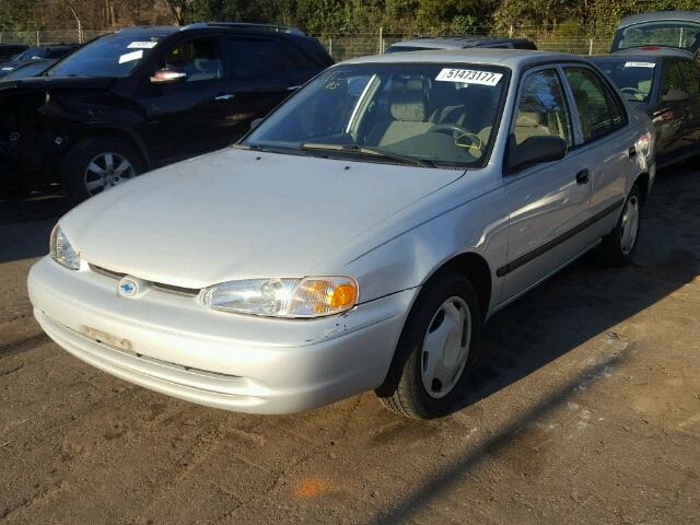 1Y1SK52822Z409081 - 2002 CHEVROLET GEO PRIZM GRAY photo 2