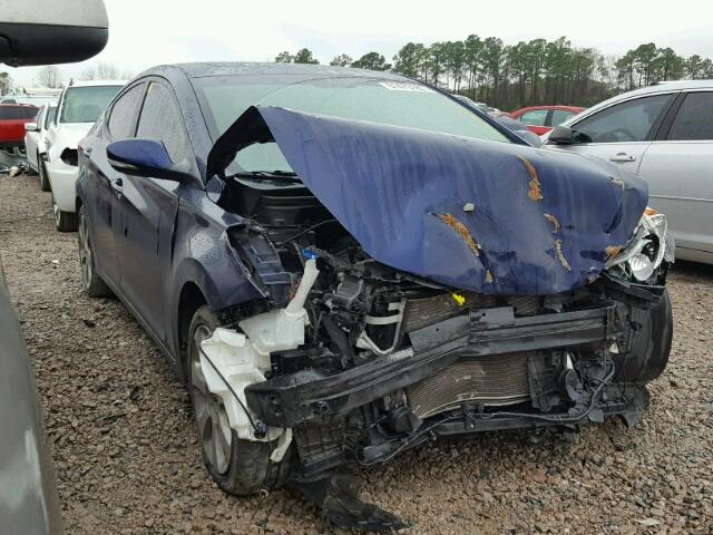 5NPDH4AE7DH236066 - 2013 HYUNDAI ELANTRA GL BLUE photo 1