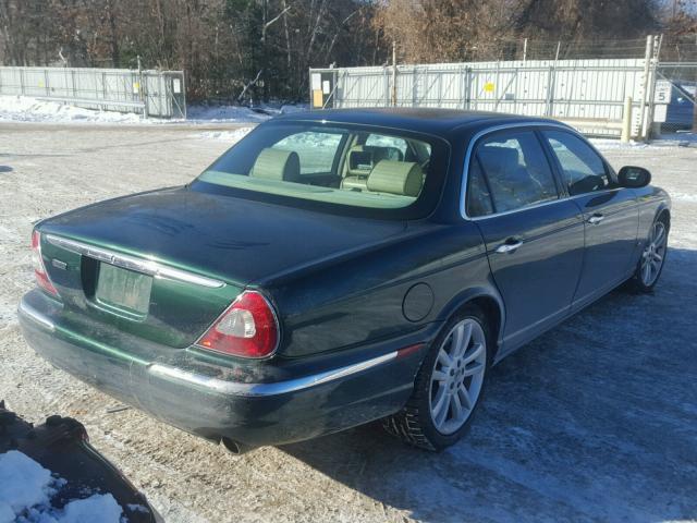 SAJWA82C96TH00477 - 2006 JAGUAR XJ GREEN photo 4